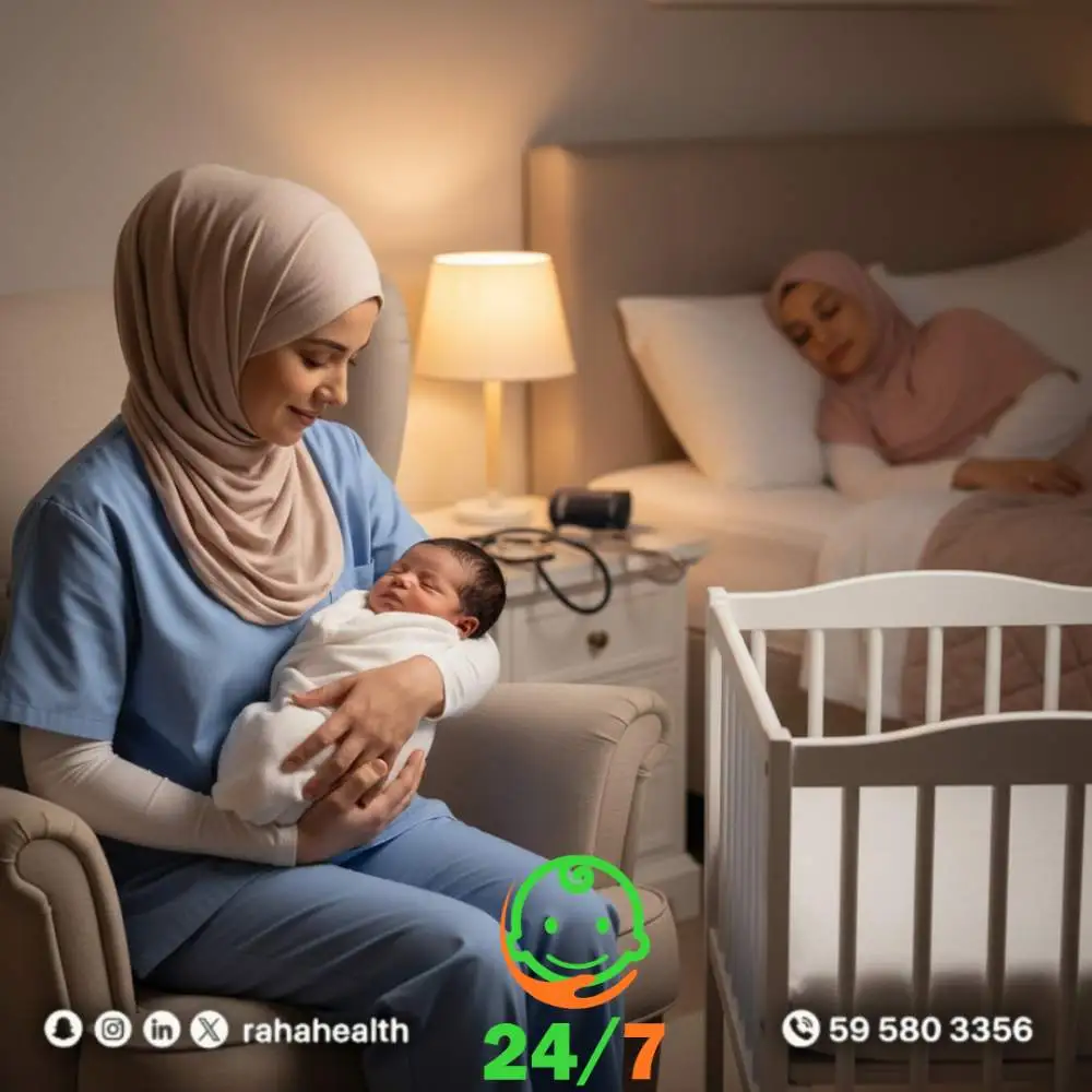 رعاية أطفال وحديثي الولادة في البيت